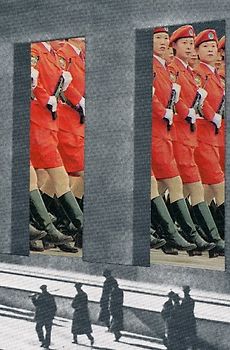 Die Monde der gelben Mitte