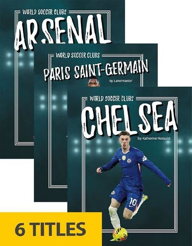 World Soccer Clubs Set 2 (Set of 6)