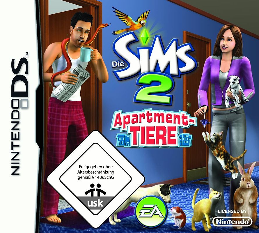 Die Sims 2: Apartment Tiere Nintendo DS