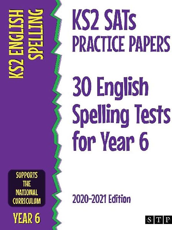 KS2 SATs Practice Papers 30 English Spelling Tests for Year 6