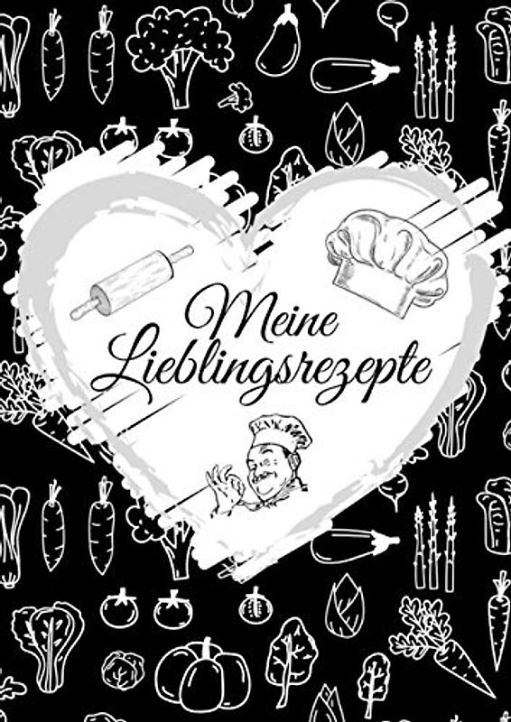 Meine Lieblingsrezepte - Koch und Backbuch zum selberschreiben im praktischen DIN a 4 Format: Rezeptordner a4 - hier gibt es den den eigenen ... aufzubewahren | meine Rezepte Ordner