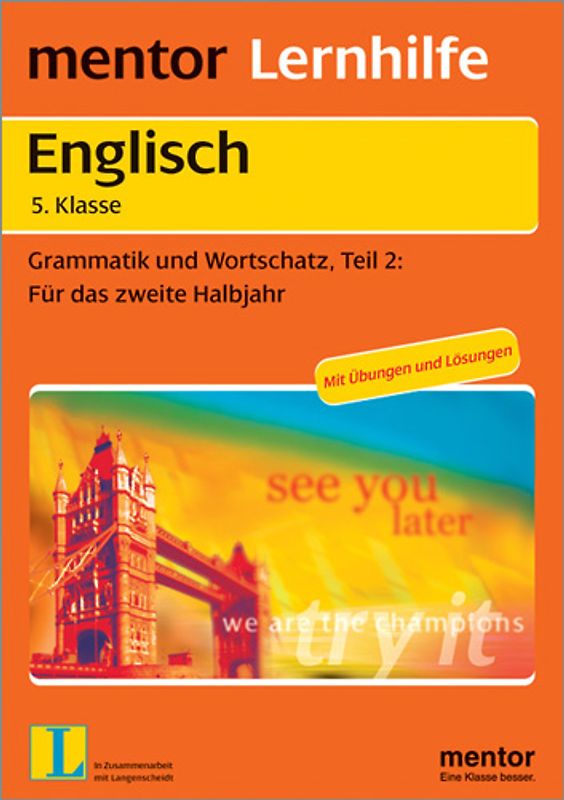 mentor Lernhilfe: Englisch  5. Klasse. Grammatik und Wortschatz: Für das zweite Halbjahr