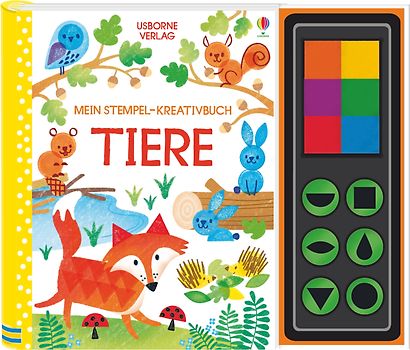 Mein Stempel-Kreativbuch: Tiere