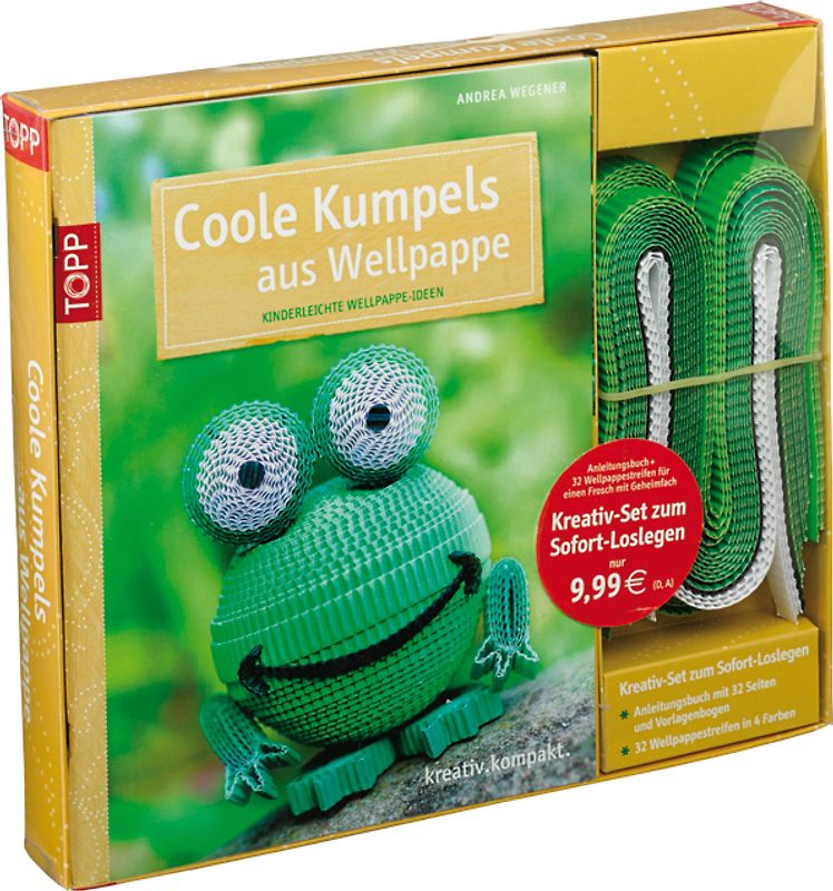 Kreativ-Set: Coole Kumpels aus Wellpappe