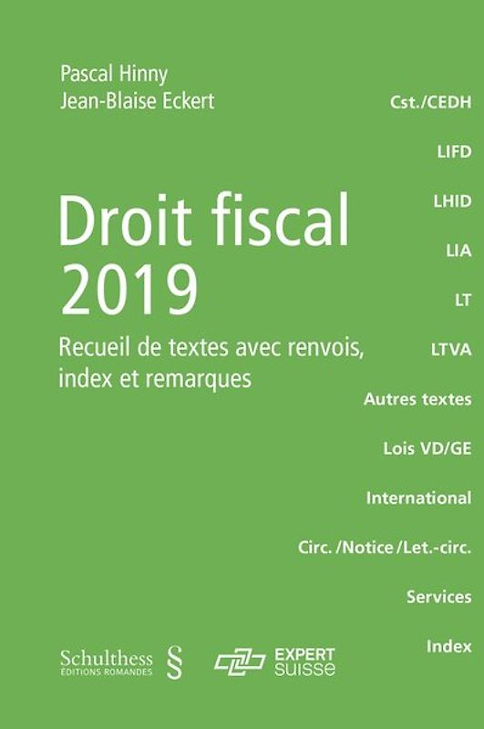 Droit fiscal 2019 (PrintPlu§)