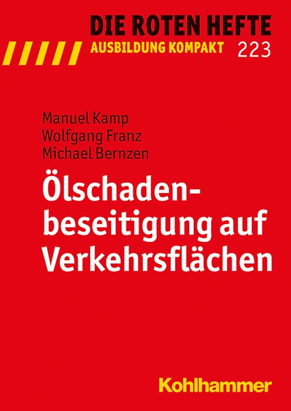 Ölschadenbeseitigung auf Verkehrsflächen