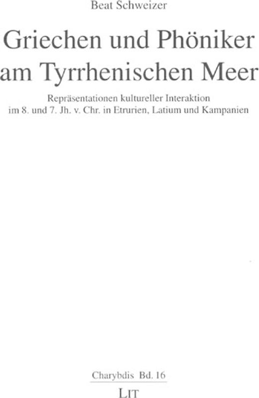 Griechen und Phöniker am Tyrrhenischen Meer