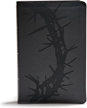 KJV Giant Print Reference Bible, Charcoal Leathertouch, Indexed