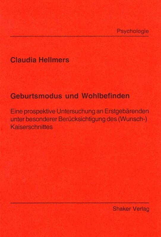 Geburtsmodus und Wohlbefinden