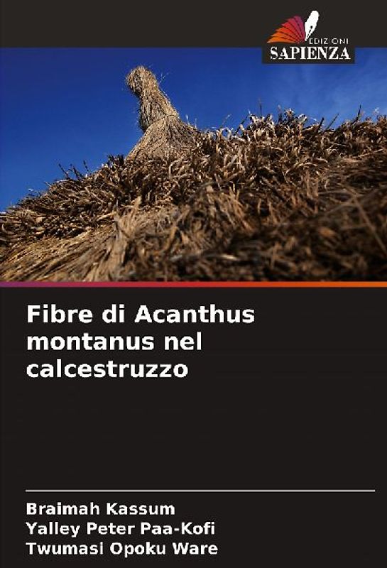 Fibre di Acanthus montanus nel calcestruzzo