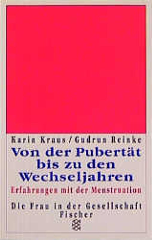 Von der Pubertät bis zu den Wechseljahren. Erfahrungen mit der Menstruation