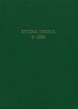 Studia Troica. Archäologie einer Landschaft. 1996