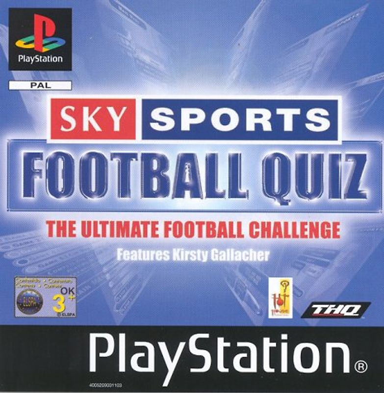 Sky Sports Football Quiz II PlayStation 1
