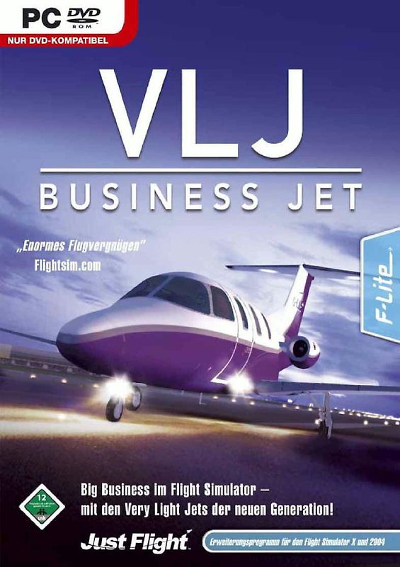 Flight Simulator X: VLJ - Business Jet [AddOn] PC Spiele