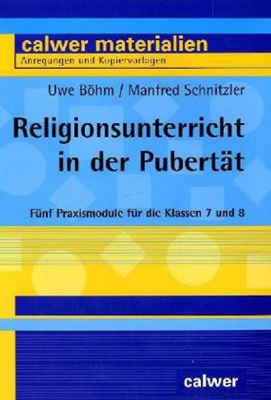 Religionsunterricht in der Pubertät