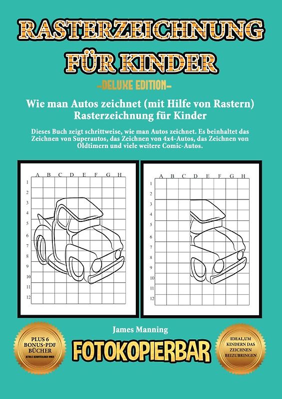Wie man Autos zeichnet (mit Hilfe von Rastern) - Rasterzeichnung für Kinder