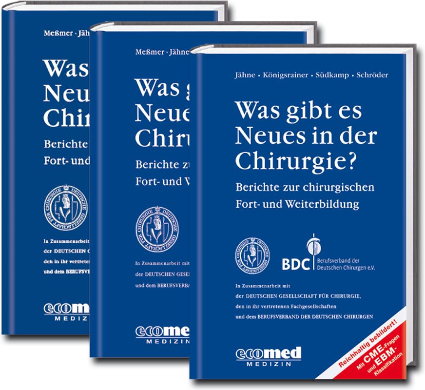 Was gibt es Neues in der Chirurgie? Jahresbände 2011, 2012, 2013