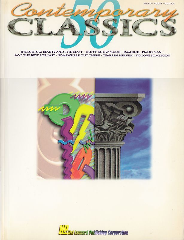 50 Contemporary Classics - Piano, Vocal, Guitar [Paperback]