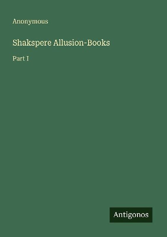 Shakspere Allusion-Books