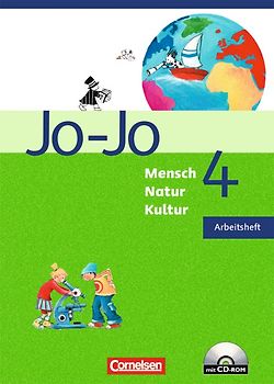 Jo-Jo Mensch - Natur - Kultur - Grundschule Baden-Württemberg / Band 4 - Arbeitsheft mit CD-ROM