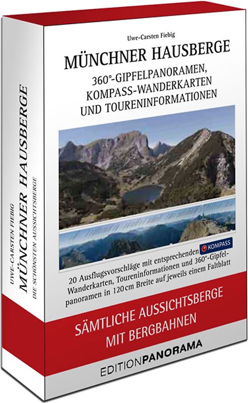 Münchner Hausberge Faltpanoramen