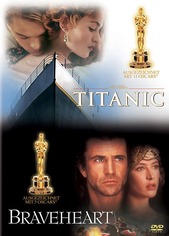 Braveheart / Titanic DVD