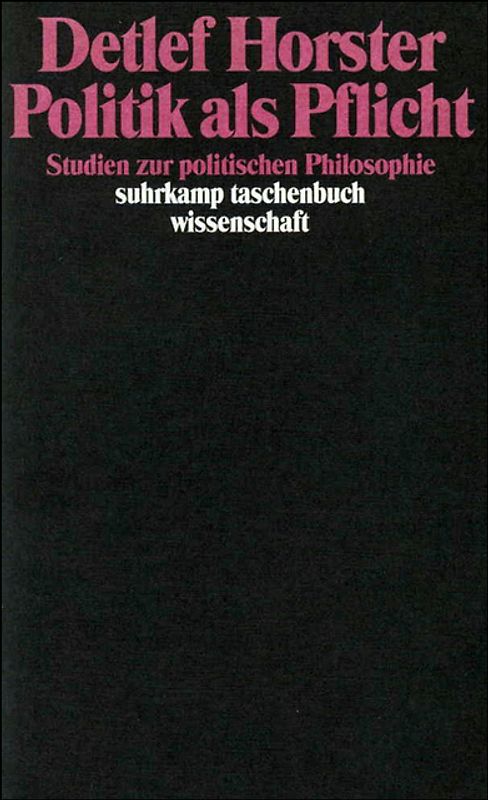 Politik als Pflicht