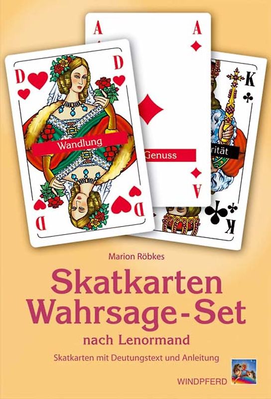 Skatkarten-Wahrsage-Set nach Lenormand