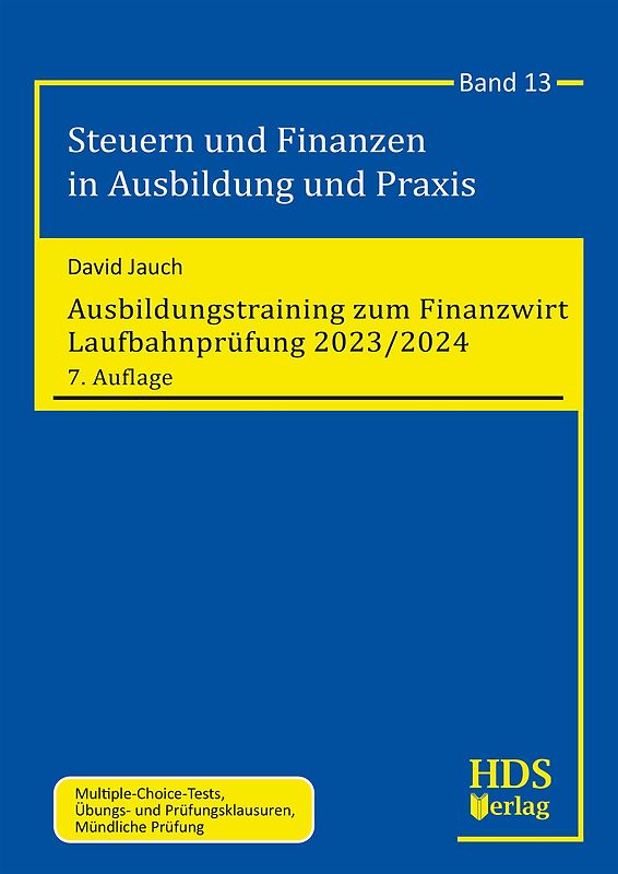 Ausbildungstraining zum Finanzwirt Laufbahnprüfung 2023/2024