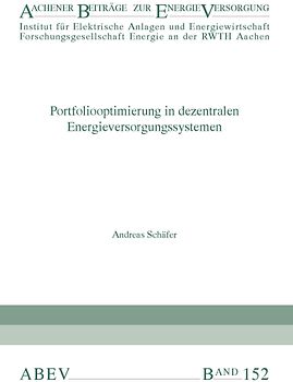 Portfoliooptimierung in dezentralen Energieversorgungssystemen