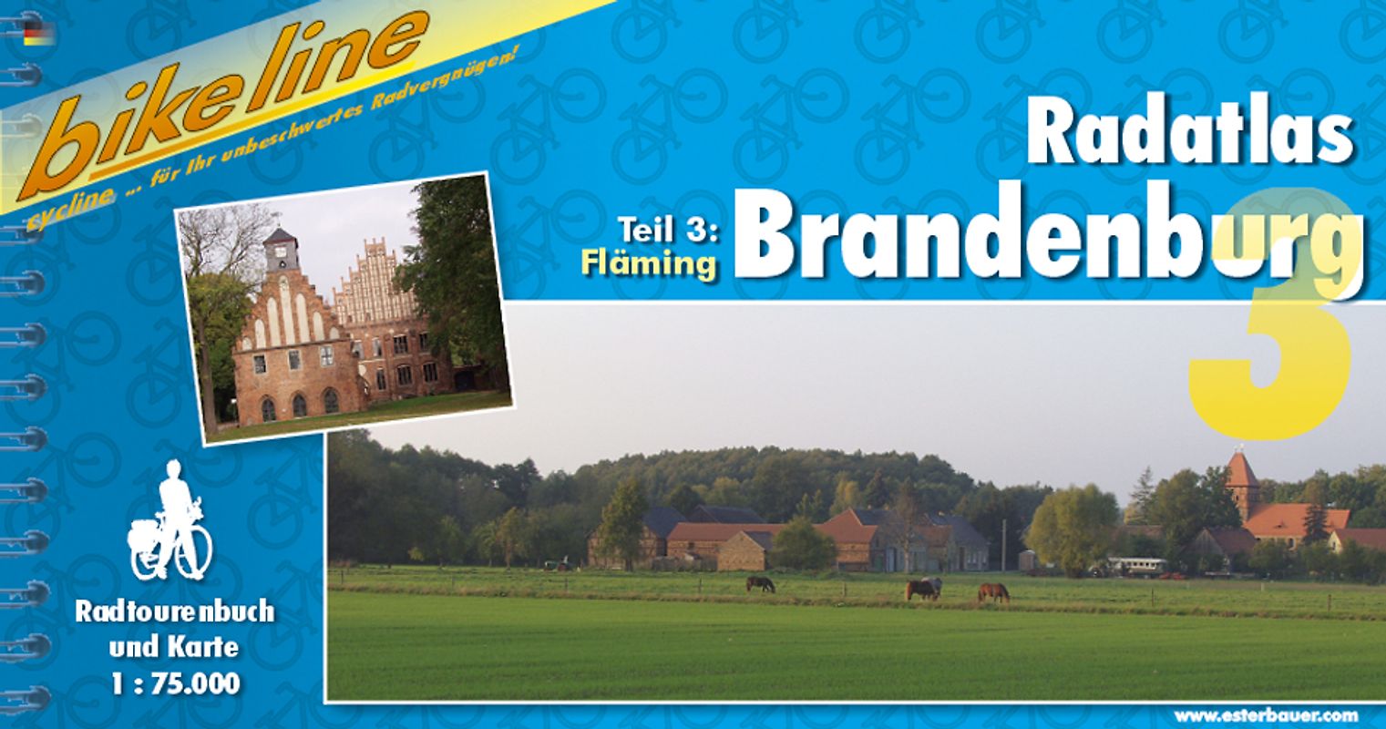 Radatlas Brandenburg. 1:75000 / Fläming. 1:75000