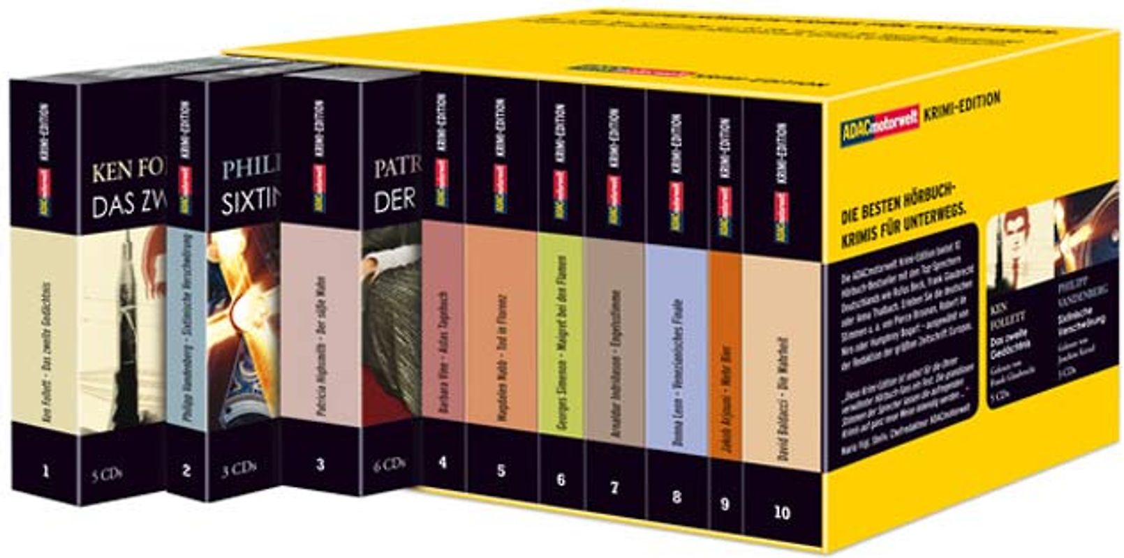 10er Box - ADACmotorwelt Krimi-Edition