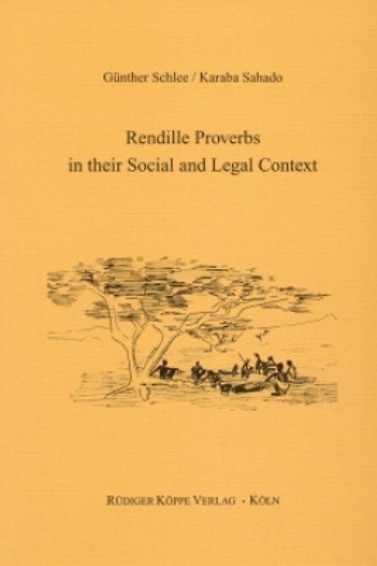Rendille Proverbs in their Social and Legal Context