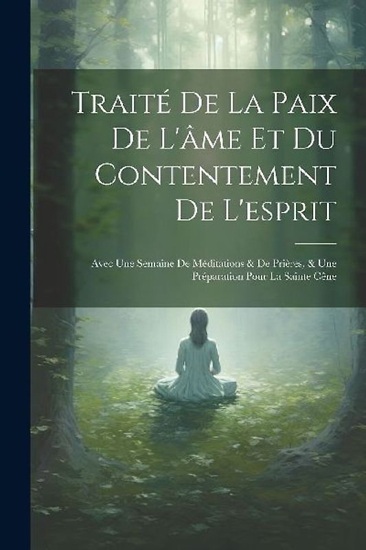 Traité De La Paix De L'âme Et Du Contentement De L'esprit