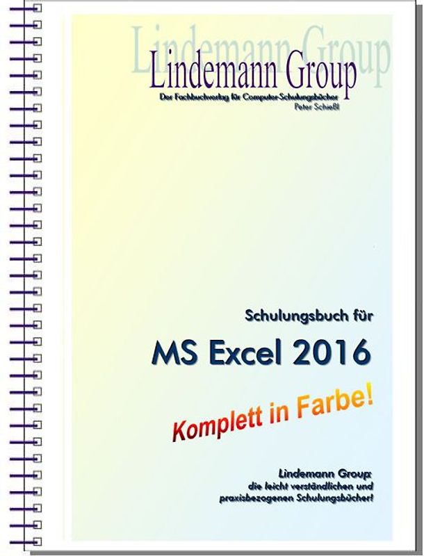 Microsoft Excel 2016 - Schulungsbuch mit Übungen