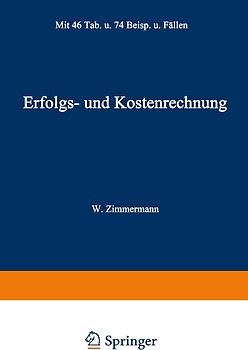 Erfolgs- und Kostenrechnung