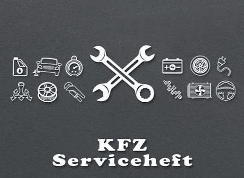 KFZ Serviceheft: Scheckheft: Serviceheft universal für alle KFZ (PKW, LKW, Traktoren und Co.) | Behalte alle fahrzeugbezogenen Wartungen, Inspektionen und Reparaturen im