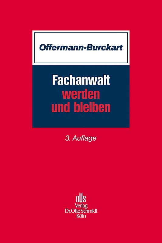 Fachanwalt werden und bleiben