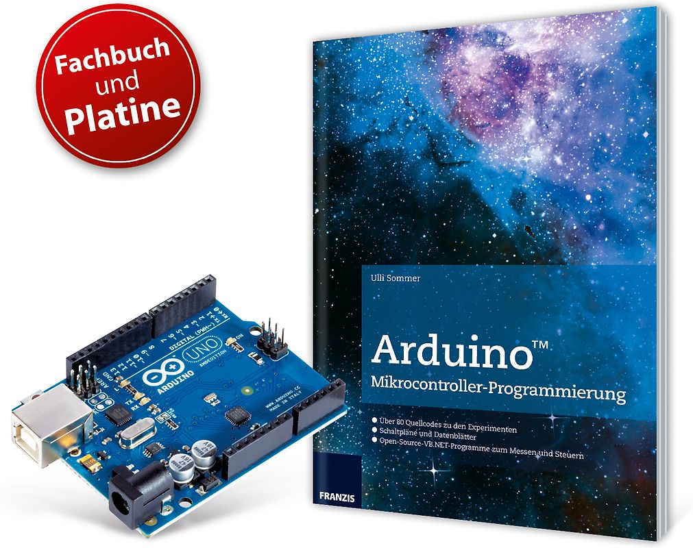Arduino Microcontroller-Programmierung + Original Uno Platine