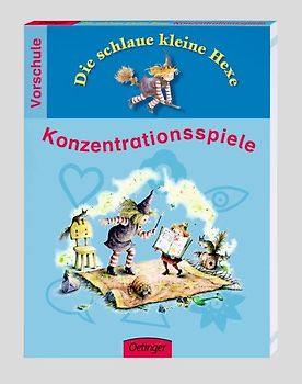 Die schlaue kleine Hexe Konzentrationsspiele. Vorschule