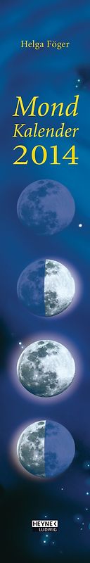 Mondkalender 2014 Wand-Streifenkalender