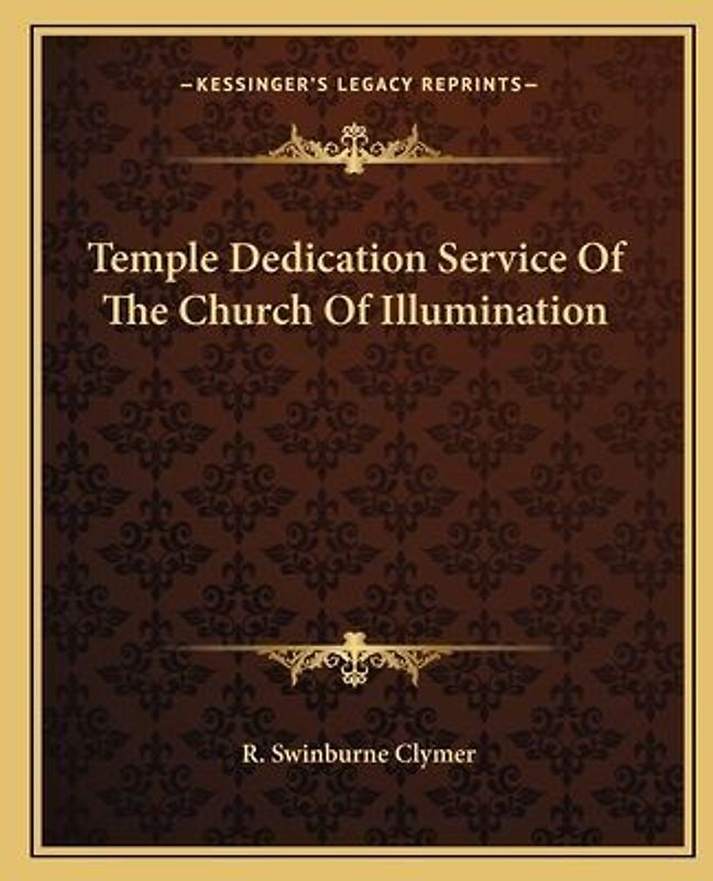 Temple Dedication Service of the Church of Illumination