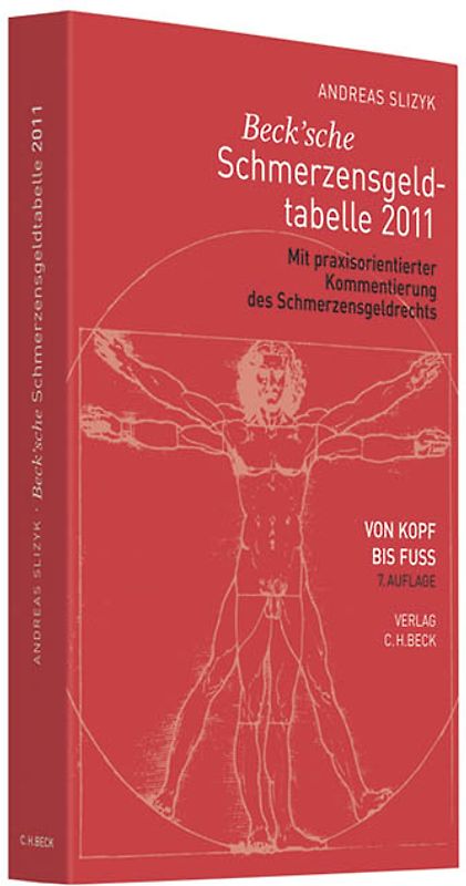 Beck'sche Schmerzensgeld-Tabelle 2011