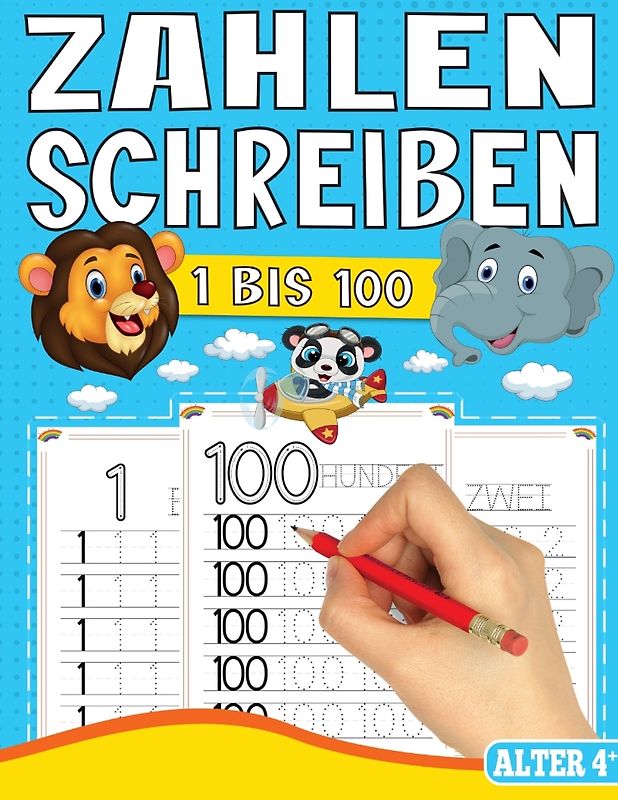 ZAHLEN SCHREIBEN LERNEN VON 1 BIS 100