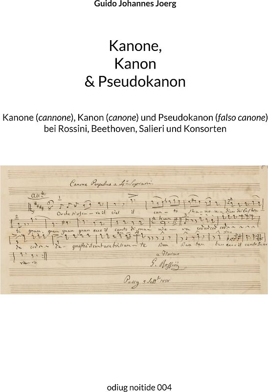 Kanone, Kanon & Pseudokanon