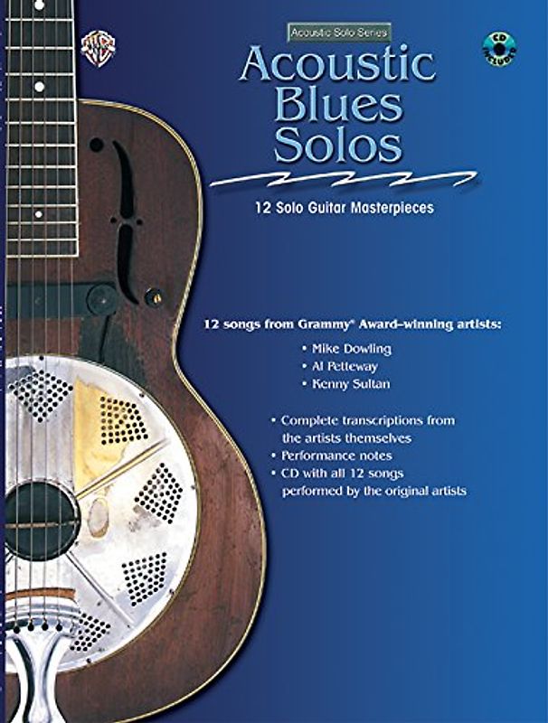 Acoustic Masterclass: Acoustic Blues Solos, Book & CD (Acoustic Solo) - Warner Brothers