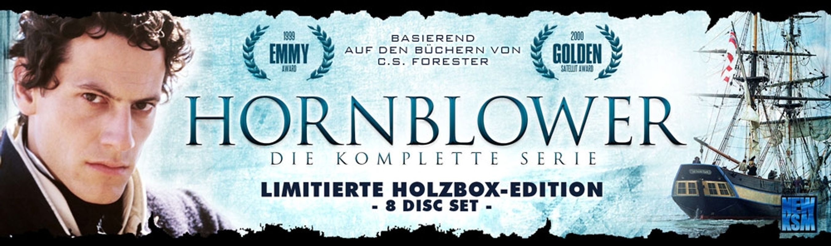 Hornblower - Die komplette Serie (Special 8 Disc Holzbox Edition) [8 DVDs] DVD