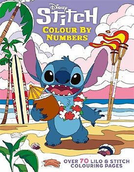 Disney Stitch Colour By Numbers
