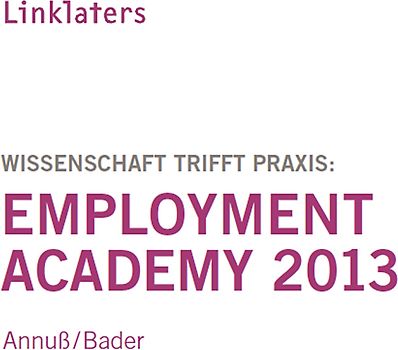 Linklaters Employment Academy 2013