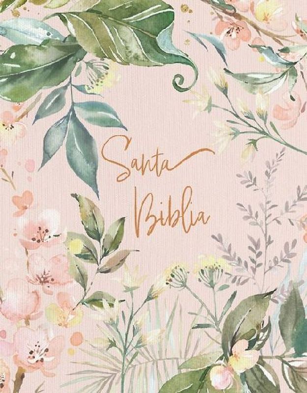 Rvr 1960 Biblia de Apuntes Aviva Nuestros Corazones, Floral, Tela Sobre Tapa Dura